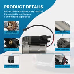 Air Suspension Compressor Pump + Relay For Mercedes Benz E Class W212 2123200404 2123200104