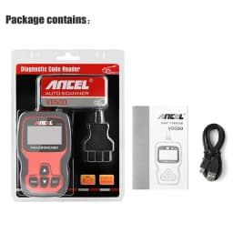 ANCEL VD500 OBD2 Scanner Car Diagnostic Tool Oil Service Reset EPB Brake TP Check Clear DTC SRS for Audi for VW for Skoda Seat