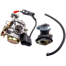 Carburetor Carby Carb & Intake Manifold for Rex RS 400 450 460 GY6 50cc 60cc for RS 400 / RS 450 / RS 460 /GY6 50cc / GY6 60cc