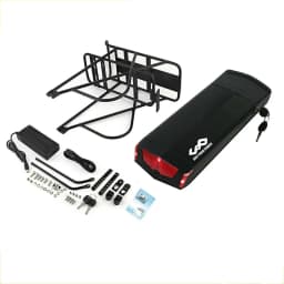 Ebike Battery 36V 18Ah 17.5Ah 13AH 15H Rear Rack Electric Bicycle Battery 18650 27100 Pack for 36V 250W 350W 500W Motor Kit