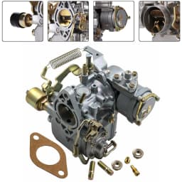 Artudatech 34 Pict-3 Carburetor 113129031K For VW Beetles 1971-1979 Dual Port 1600cc 12V Car Accessories