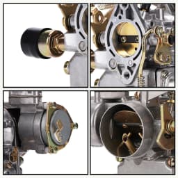 Artudatech 34 Pict-3 Carburetor 113129031K For VW Beetles 1971-1979 Dual Port 1600cc 12V Car Accessories