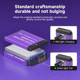 PALO LP E17 LP-E17 Battery with Type-C Input for Canon SL2 SL3 RP 200 250D M3 M5 M6 750D 760D T6i T6s 800D 8000D 77D Kiss X8i