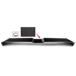 For Audi A3 Sline/S3 Hatchback Spoiler Oettinger Style 2014 - 2020 Carbon Fiber Look Rear Trunk Roof Lip Spoiler Rear Bumper