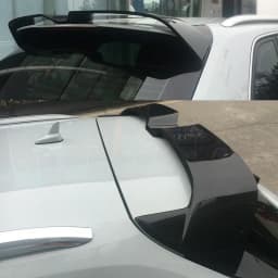 For Audi A3 Sline/S3 Hatchback Spoiler Oettinger Style 2014 - 2020 Carbon Fiber Look Rear Trunk Roof Lip Spoiler Rear Bumper