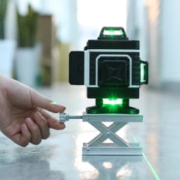 Kaitian Niveau Laser Level Receiver Green 16 Line 4D Self Leveling Cross Vertical and Horizontal Battery 360 Lasers Level Tripod