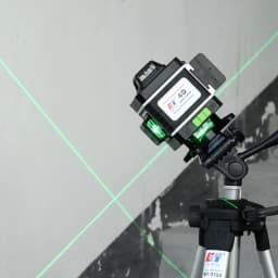 Kaitian Niveau Laser Level Receiver Green 16 Line 4D Self Leveling Cross Vertical and Horizontal Battery 360 Lasers Level Tripod