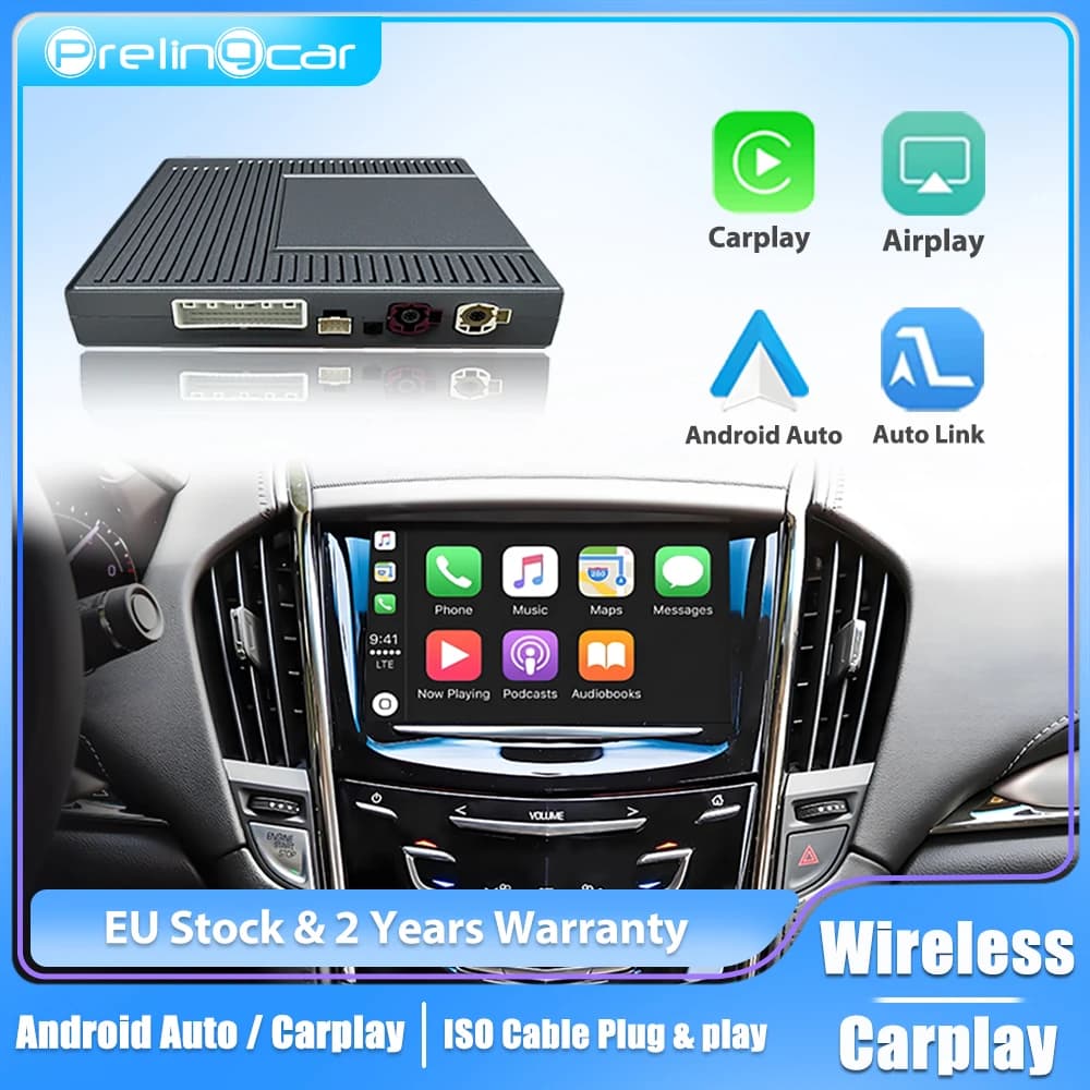 Wireless CarPlay For Cadillac CTS SRX ATS-L XTS 2009 10 11 12 17 18 Years Buick AirPlay Android Mirror Link CarPlay Function