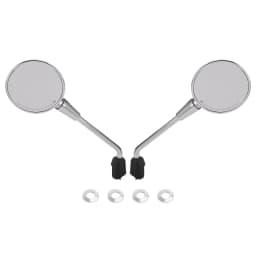Artudatech Left & Right Rearview Mirror Chrome For Vespa Primavera 50 125 150 2014-2022