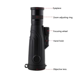 WG11 Zoom Monocular Telescope Camera 8-20x50 High Power Long Range Monoculars Waterproof Hunting Telescope For Camping Travel