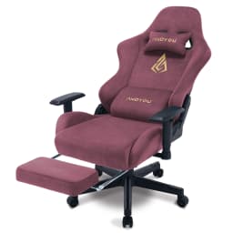 Andyou Gaming Chair, Computer Chair with Footrest, Headrest, Lumbar Support, Height Adjustable Ergonomic PC Chair