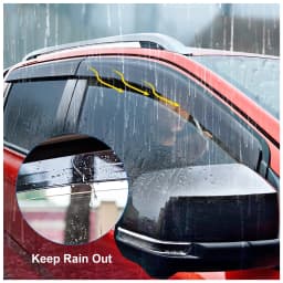 Window Visor Wind Deflector for Ford Ranger Raptor 2023 2024 double cabin Next Gen Wind Deflector Car Styling