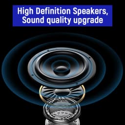 Lexin G1 Motorcycle Bluetooth Headsets for Helmet, Voice Assistance, Music, IP67 Waterproof, High Definition Speakers