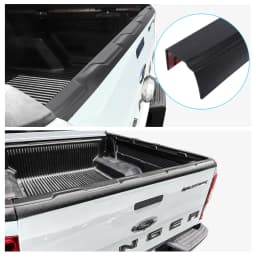 Matte Black Rear Spoiler TAIL GATE TRIM RAIL GUARD PROTECTOR FOR FORD RANGER T6 T7 T8 2012-2022 WILDTRAK Raptor Car Styling 1PCS