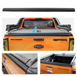 Matte Black Rear Spoiler TAIL GATE TRIM RAIL GUARD PROTECTOR FOR FORD RANGER T6 T7 T8 2012-2022 WILDTRAK Raptor Car Styling 1PCS