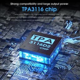 Nobsound M3 Mini Bluetooth 5.0 Digital Amplifier Home/Car/Marine Speaker Amp TPA3116 Class D Bass Amplifier USB Player 50W×2