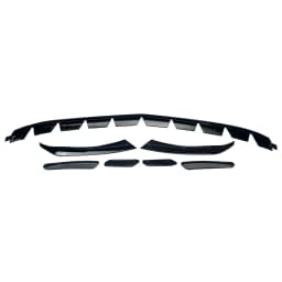 Car Front Bumper Lip Chin Spoiler Splitter For Mercedes Benz A Class W177 V177 A180 A200 A250 Sport Sedan 2019 UP Canard Trim