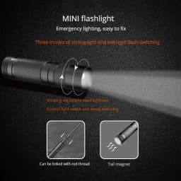 Outdoor Survival Shovel Multifunction Garden Tool Flashlight Aluminum Alloy Spade Camping Folding Snow Shovel Shoulder Strap