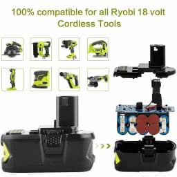 5Ah For P108 18V Batterie RB18L50 Battery and Li-ion Battery Charger P104 P107 RB18L50 RB18L20 Power Tools Battery
