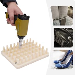 1170 Portable Decorative Aluminum Alloy Nail Gun Pneumatic Nailer with Nail Board for Wood-nailing Work