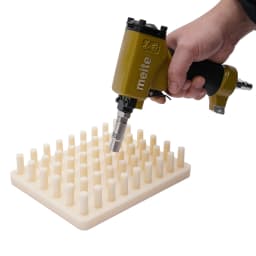 1170 Portable Decorative Aluminum Alloy Nail Gun Pneumatic Nailer with Nail Board for Wood-nailing Work