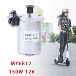 12V 150W Electric Brushed DC Motor Replacement for E-bike Scooter MY6812