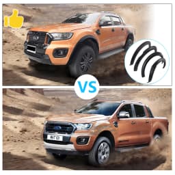 Fender Flares Wheel Arch Extension For Ford Ranger 2015-2023 Wildtrak Limited XTL XL XLS Double Cabin Car Accessories