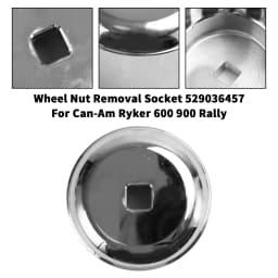 Artudatech Wheel Nut Removal Socket 529036457 For Can-Am Ryker 600 900 Rally Car Accessories