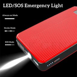 GKFLY 12V 2000A Car Jump Starter Emergency Battery Booster Multifunction 44.4Wh Portable Power Bank Laptop Charger Auto Starter