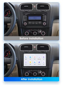9" 2Din Android12 Car Radio For Volkswagen VW Passat B6 B7 T5 Tiguan Touran GOLF POLO Car Multimedia GPS 4G Carplay Autoradio