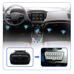 Junsun Car Rearview Camera AHD 720P Resolution Water Proof 140 ° Wide-Angle Reverse Backup Parking Camera For Car Radio