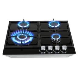 TopStrong 4-Burner Glass Ceramic Built-in Hob Natural Gas Propane Gas Hob