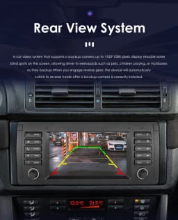 7" 2Din Android 12 Car Multimedia Player For BMW 5 Series E39 X5 E53 M5 1996-2003 Stereo Navigation GPS Carplay AutoRadio 7862