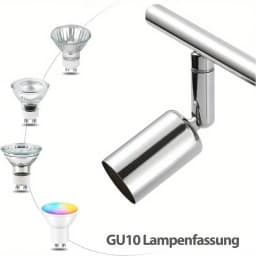 LED Ceiling Spotlights Rotatable GU10 4 Flame LED Ceiling Light Wall Spot LED Ceiling Lamp for Kitchen Living Room Bedroom