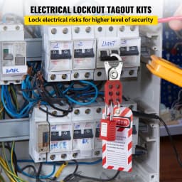 SucceBuy 26/58 PCS Lockout Tagout Kits 46 Electrical Safety Loto Kit 53PCS Industrial Includes Padlocks Personal Lockout Station