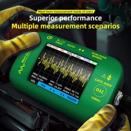 BSIDE OT2 Digital Portable Oscilloscope 10MHz 48MSa/s Sampling Rate Electronic Repair Tool Handheld Oscilloscope Pattern Tester