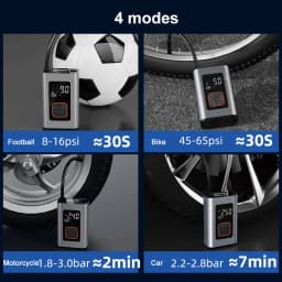 Mini Car Electrical Air Pump Portable Wireless Tire Inflatable Pump Inflator Air Compressor Pump for Car Motorcycle Bicycle Ball