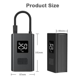 EAFC Inflator Tire Pump Car Air Compressor for Motorcycles Bike Ball Tyre Digital Electric Inflatable Pump