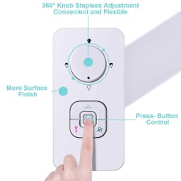 Samodra Toilet Bidet Shower Ultra-thin Bidet Toilet Seat Attachment Non-electric Bidet sprayer Dual Nozzles Frontal & Rear Wash