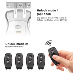 Wafu 019 Door Lock WiFi Smart Lock Remote Control Locks Electronic Wireless Keyless Door Locks Dealbolt Lock