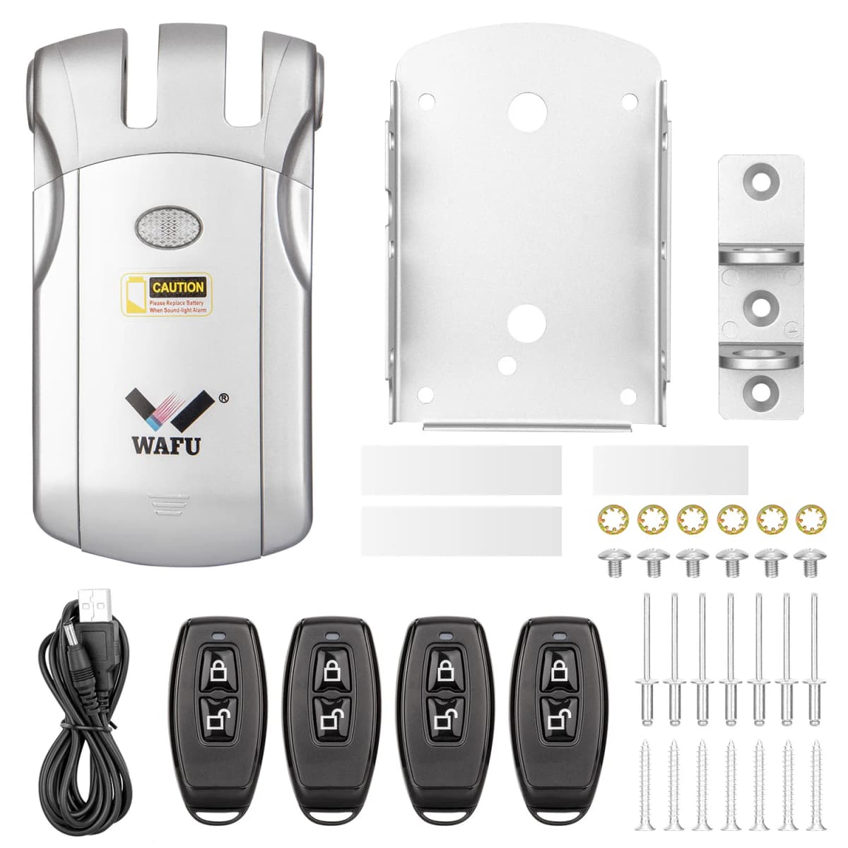 Wafu 019 Door Lock WiFi Smart Lock Remote Control Locks Electronic Wireless Keyless Door Locks Dealbolt Lock