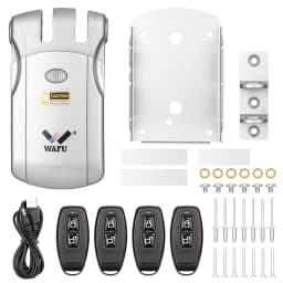 Wafu 019 Door Lock WiFi Smart Lock Remote Control Locks Electronic Wireless Keyless Door Locks Dealbolt Lock