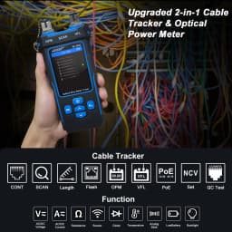 NOYAFA NF-8508 Cable Tracker LAN Optical Power Meter Tester LCD Display Measure Length Wiremap Network Cable Tester