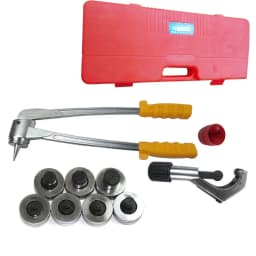 Pipe Expander Tool With Tube Cutter 7 Heads 10-28mm Pipe Crimping Manual Pliers Metal Tube Expansion Tool Kit