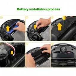 Li-ion Battery for Xiaomi Mijia Mi Robot Vacuum-Mop 2S /Mop P Sweeping and Cleaning Robot,18650 4S1P 14.4V 3500mAh STYTJ02YM