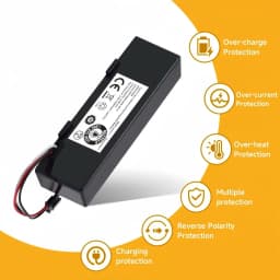 Li-ion Battery for Xiaomi Mijia Mi Robot Vacuum-Mop 2S /Mop P Sweeping and Cleaning Robot,18650 4S1P 14.4V 3500mAh STYTJ02YM