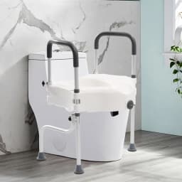 Mobility Toilet Standing Frame Disable Elderly Aid Support Height Adjustable