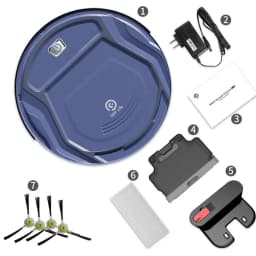 OKP K2 Robot Vacuum Cleaner,2000Pa Powerful Suction, 120Mins Runtime, Automatic Self-Charging, Wi-Fi/App/Alexa Contro