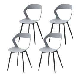 EGOONM Set of 4 Scandinavia Dining Chairs for Dining Room Furniture Chair Nordic Designer Creative Household Backrest Chairs