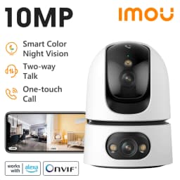 IMOU Ranger dual Pro 10MP Indoor Wifi PTZ Security Camera with One-touch Video Call AI Human & Pet Detection Two-Way Audio for Baby Monitor